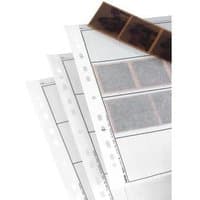 Hama glassine negative sleeves, 4 strips for 6x7 negatives, translucent with side holes, pack of 100.