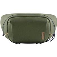 Green PGYTECH OneGo Solo V2 Sling case with sleek design, front zipper pocket, and adjustable strap.