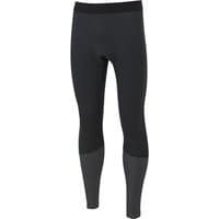 Black Altura Nightvision DWR men's tights with reflective panels and elastic waistband.