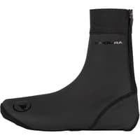 Black Endura FS260-Pro Slick Cycling Overshoes II with rear zipper and sleek, aerodynamic design.