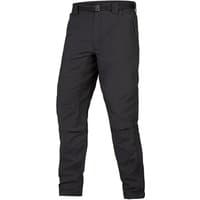 Black Endura Hummvee zip-off cycling trousers with adjustable waistband and removable lower legs.
