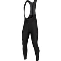 Black Endura Pro SL Cycling Bib Tights II with shoulder straps and 700 Series Pad, featuring sleek aerodynamic design.
