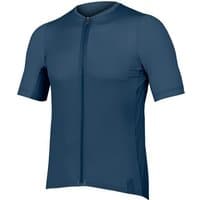 Navy blue Endura Pro SL Race short sleeve cycling jersey with full front zipper and streamlined fit.