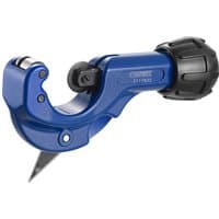 Blue Expert by Facom E117830B copper tube cutter with black adjustment knob and cutting wheel.