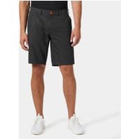 Grey Helly Hansen men's dock shorts, size 34, with belt loops, front pockets, and a tailored fit.