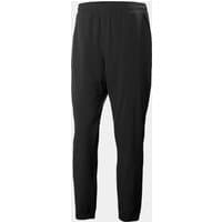 Grey Helly Hansen men's hiking trousers, slim fit with elastic waistband and tapered legs.
