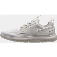 White Helly Hansen women's Henley sneakers with mesh upper, lace-up design, and cushioned sole.