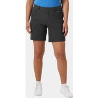 Grey Helly Hansen women's deck shorts with front pockets, belt loops, and a tailored fit.