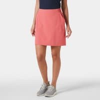 Red Helly Hansen Thalia Skirt 2.0, women's XS, knee-length with side pockets and a smooth waistband.