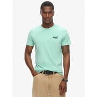 Superdry&Co Essential Logo T-Shirt in spearmint light green, short sleeves, crew neck, small logo on chest.