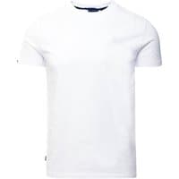 White Superdry&Co T-shirt, short sleeves, crew neck, subtle vintage embroidery on chest, size L.