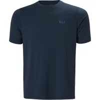 Navy blue Helly Hansen Lifa Active Solen T-shirt with crew neck and small logo on chest.