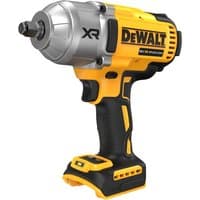 Yellow and black DeWalt 18V XR brushless impact wrench with high torque and 1/2-inch drive, no battery included.