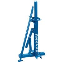 Blue Draper MTC100 manual tyre changer with sturdy metal frame and lever handle.