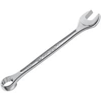 Silver Facom 440 metric combination spanner with open-end and ring-end, engraved size markings on the handle.