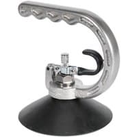 Sealey AK102 dent puller with silver curved handle and black suction cup base, Ø125mm.