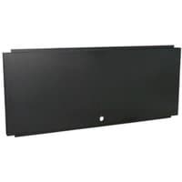 Black Sealey APMS11 modular back panel, 1550mm wide, rectangular with smooth surface and single central mounting hole.