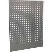 Gray Sealey modular corner back panel with square perforations, measuring 865mm, designed for tool organization.