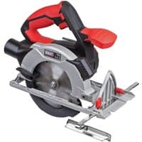 Sealey CP20VCS Circular Saw, 20V, Ø150mm, black and red handle, silver blade guard, without battery.