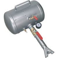 Sealey TC900 Bead Seating Tool, silver tank with handle, pressure gauge, and red valve on nozzle.