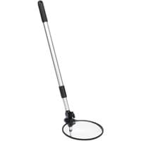 Sealey underbody inspection mirror with adjustable silver handle and round reflective surface, black grip handle.