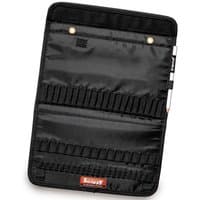 Black Trend Snappy Tool Holder with multiple elastic loops, two metal grommets, and a red Snappy logo at the bottom.