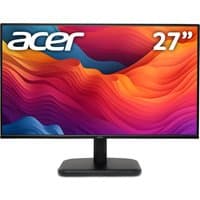 Acer EK271G monitor, 27" screen, slim black bezels, vibrant display, sturdy black stand, Full HD, 120Hz, 1ms response.