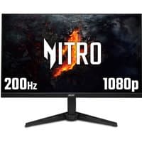 Acer NITRO QG241YX1 gaming monitor, 23.8", black frame, 200Hz, 1080p display, sleek stand design.