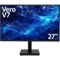 Acer Vero V277G 27" monitor, slim black bezel, ZeroFrame design, vibrant display with blue abstract background.