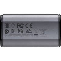 Grey ADATA SE880 500 GB USB Type-C 3.2 Gen 2 portable SSD with rounded edges and certification logos on the front.