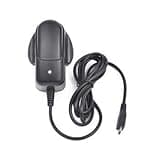 Black Ameego 3 UK-Pin Micro-USB charger with long cable for Kindle Paperwhite, CE and RoHS certified.