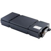 Black APC Battery Replacement Cartridge APCRBC152 with rectangular shape and connector on one end.