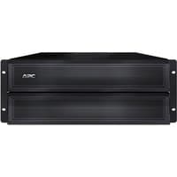 APC Smart-UPS X-Series black rackmount battery pack, 4U size, with vented front panel and APC logo on the left.