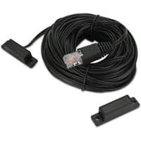 Black APC NetBotz door switch sensor with 50 ft cable and RJ45 connector.