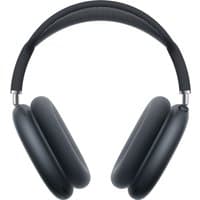 Apple AirPods Max 2nd Gen in Midnight, over-ear headphones with mesh headband and sleek dark ear cups.