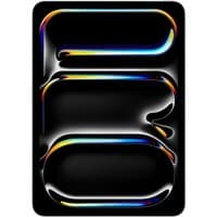 Silver Apple iPad Pro 7th Gen 11in Wi-Fi, 1TB, featuring a sleek design and vibrant display with curved edges.