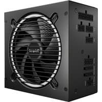 Black be quiet! Pure Power 13 M 550W ATX power supply unit with large cooling fan and modular cable ports.