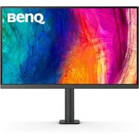 BenQ PD2705UA 27" 4K UHD monitor with vibrant display, slim bezels, and adjustable AS10 Ergo Arm stand.