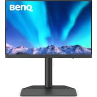 BenQ Creative Pro SW242Q 24.1" monitor, slim black bezel, vibrant display, sturdy stand, USB-C connectivity.