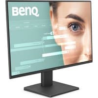 BenQ GW2491 23.8" Full HD LED Monitor, slim black bezel, rectangular base, displaying a close-up of an eye on screen.
