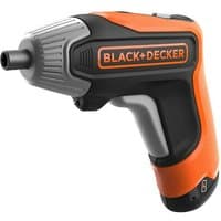 Orange Black & Decker cordless screwdriver with ergonomic grip and compact design.