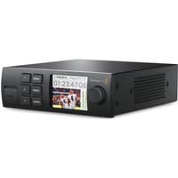 Blackmagic Design Teranex Mini Smart Panel, black with LCD screen, control knob, and buttons on the front.