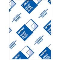 Brother BP60PA3 A3 satin-matte white printing paper, 250 sheets, blue and white packaging with Brother logo.