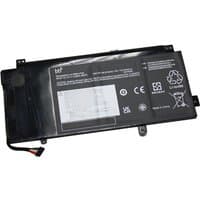 Black BTI 67Wh 4-cell battery for Lenovo Yoga 15 with connector cable and printed specifications.