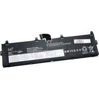 Black BTI 6-cell battery for Lenovo ThinkPad with white labels and connector cable.