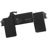 Black BTI 49.9Wh 3-cell battery for MacBook Air 13", featuring a slim rectangular design with connector cable.