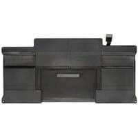 Black BTI 4-cell battery for MacBook Air, rectangular with connector cable on top right.