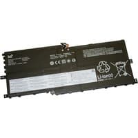 Black BTI 02DL003 54Wh 4-cell battery for Lenovo X1 Yoga G3 with white label and connector wires.