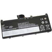 Black BTI 02DL029 90Wh 6-cell battery for Lenovo ThinkPad P53 with white text and certification symbols.