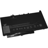 Black BTI 049VTIP 42Wh 3-cell battery for DELL Latitude E7470, rectangular with visible labels and connectors.